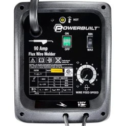 Powerbuilt 90 Amp Portable Flux Core Wire Welder -Powerbuilt Shop 240032 20face 1800x