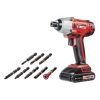 Powerbuilt 20V Lithium Ion Cordless Impact Driver + BONUS 8 Impact Driver Bits