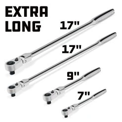 Powerbuilt 4 Piece Pro Tech Flex Head Long Reach Ratchet Set 4 Powerbuilt 4 Piece Pro Tech Flex Head Long Reach Ratchet Set -Powerbuilt Shop 240238 03 1800x