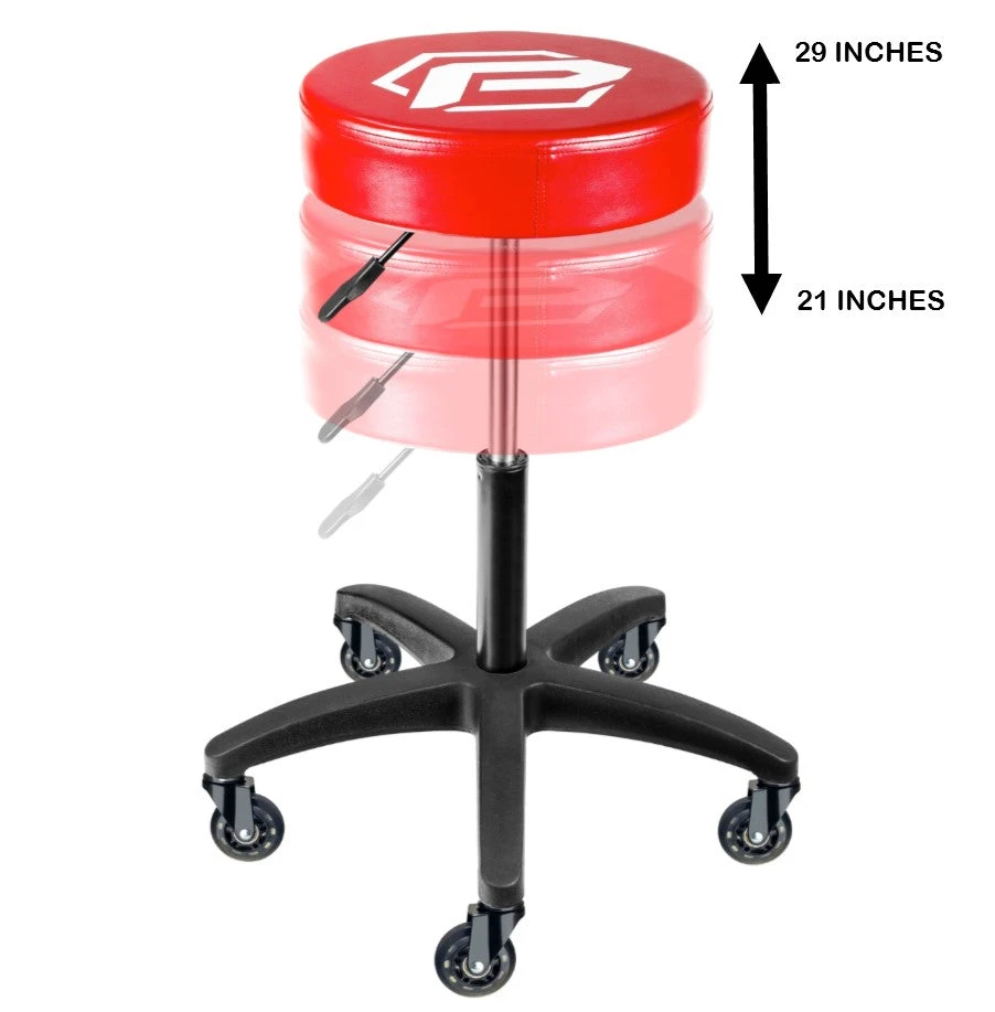 Powerbuilt Heavy Duty Rolling Mechanic's Seat 2 Powerbuilt Heavy Duty Rolling Mechanic's Seat - Image 2