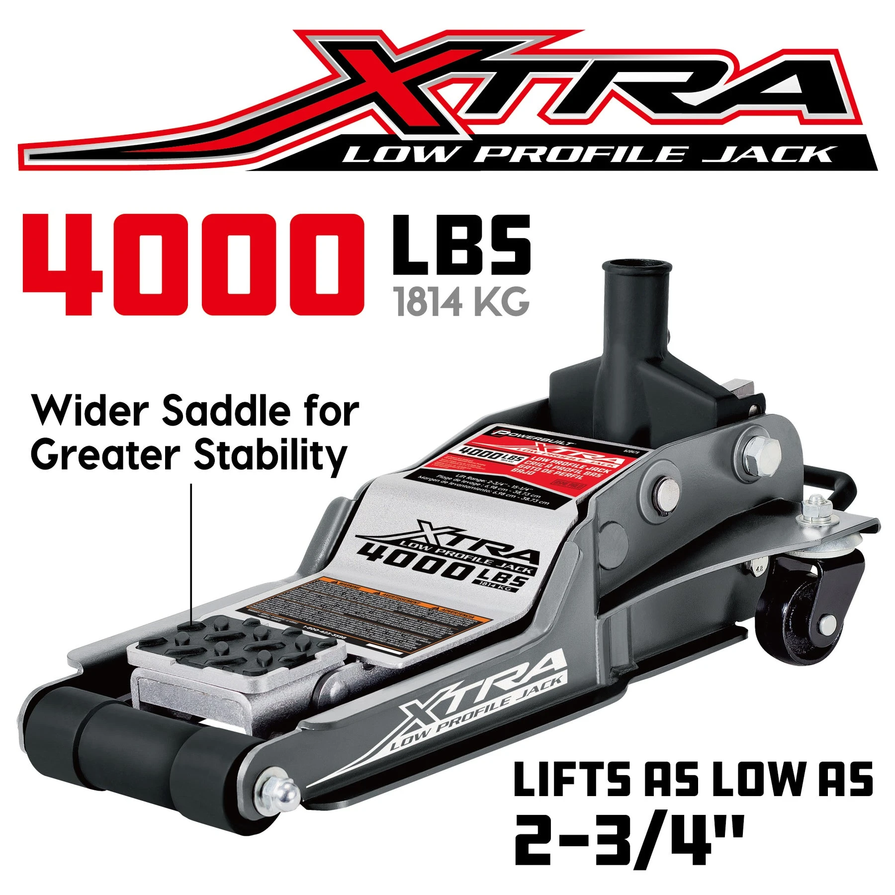 2 Ton Extra Low Profile Floor Jack Powerbuilt 2 Ton Extra Low Profile Floor Jack -Powerbuilt Shop 620479