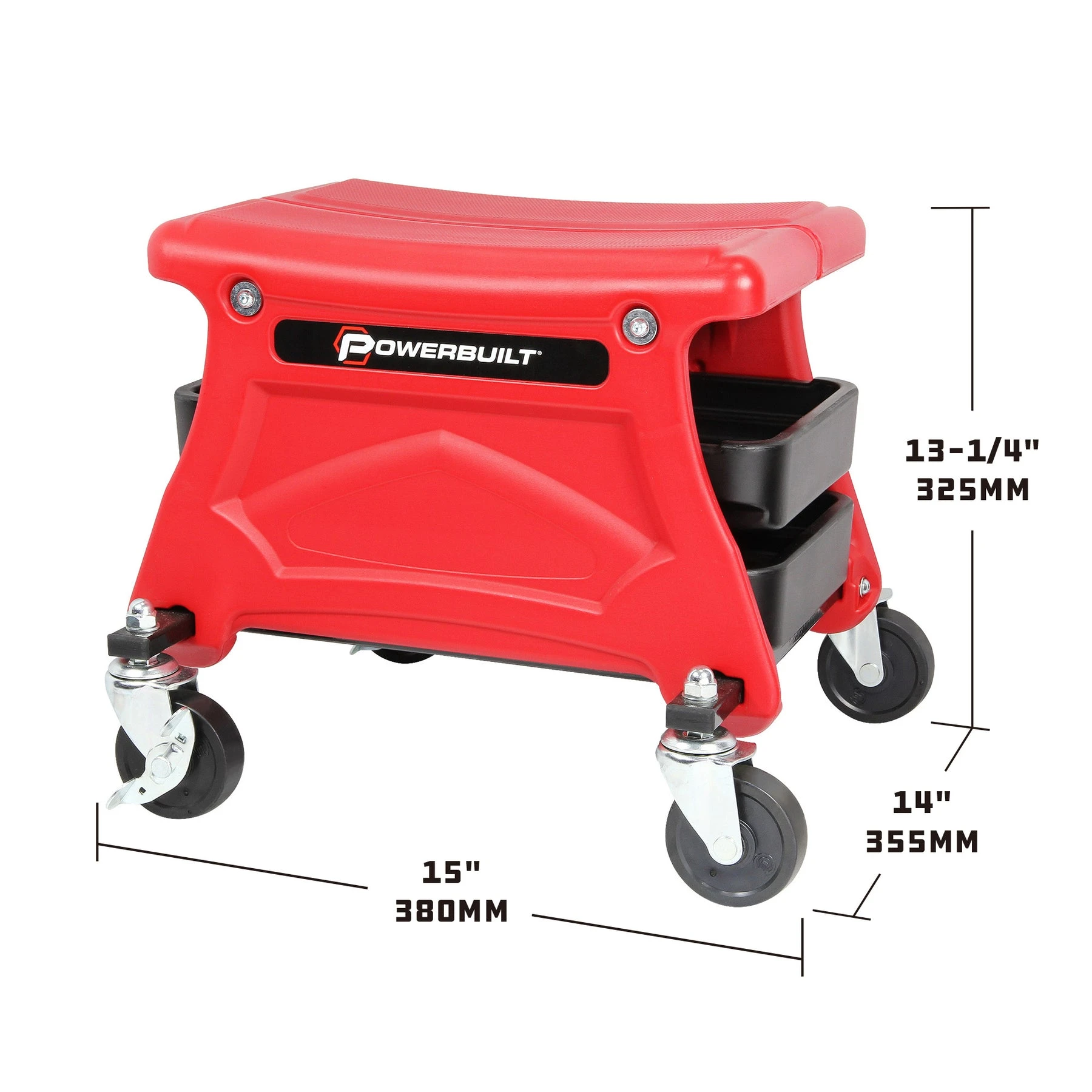 Rolling Garage Work Seat Powerbuilt Rolling Garage Work Seat -Powerbuilt Shop 620580