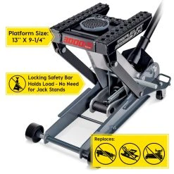 Powerbuilt 3000 Lb. Triple Lift Floor Jack -Powerbuilt Shop 620622 03 1800x