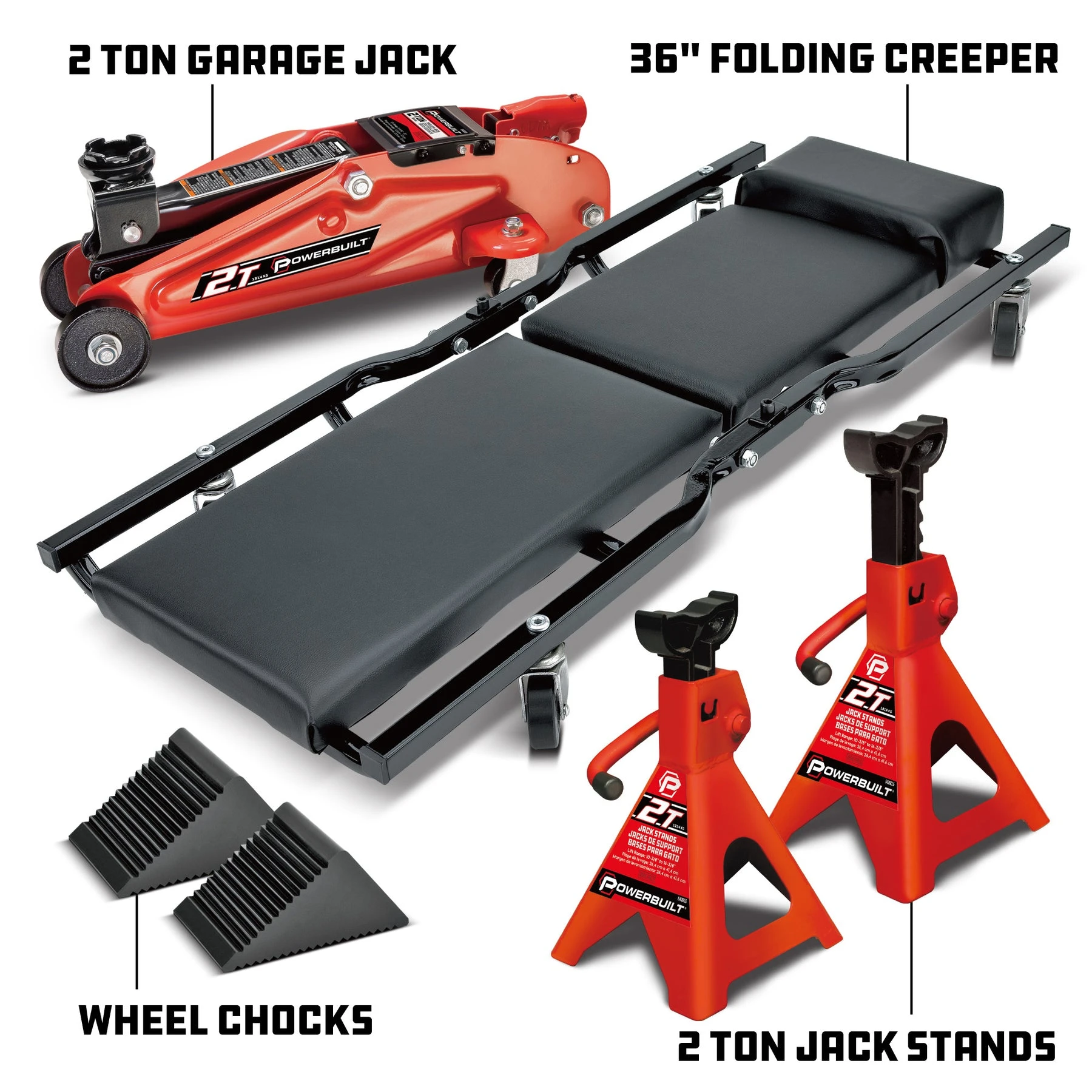 6 Piece Floor Creeper and Jack Set Powerbuilt 6 Piece Floor Creeper And Jack Set -Powerbuilt Shop 640816 02 8d2431a2 f52f 4992 ab8e