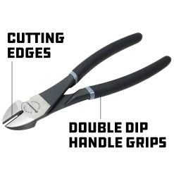 Powerbuilt 8 In. Pro Tech Diagonal Pliers -Powerbuilt Shop 645033 8in 20diagonal 03 1800x