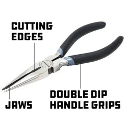 Powerbuilt 6 In. Pro Tech Long Nose Pliers 2 Powerbuilt 6 In. Pro Tech Long Nose Pliers -Powerbuilt Shop 645037 6in 20long 20nose 03 1800x