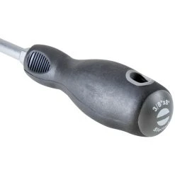 Powerbuilt Pro Tech Double Injection Screwdrivers - Flat -Powerbuilt Shop 646138 alt handle 1000x