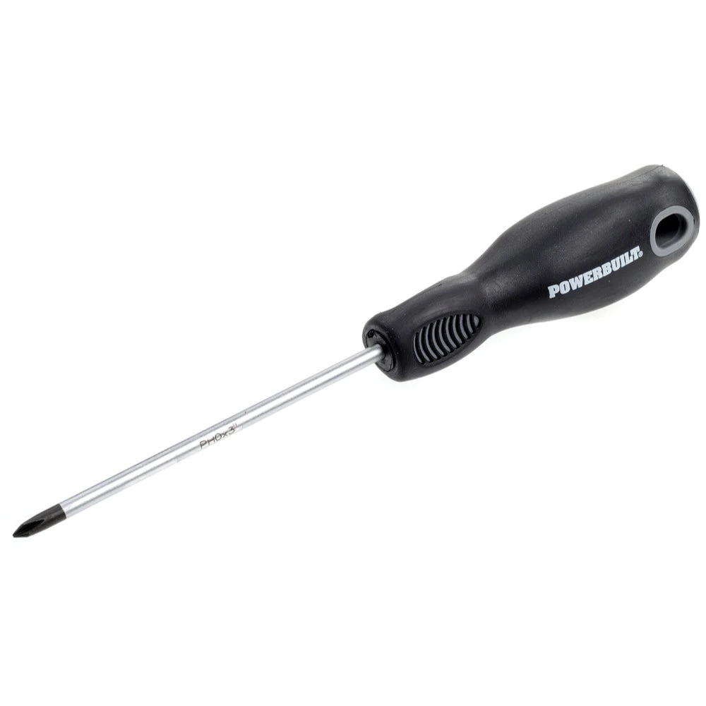 Powerbuilt Pro Tech Double Injection Screwdrivers - Phillips 3 Powerbuilt Pro Tech Double Injection Screwdrivers - Phillips - Image 3