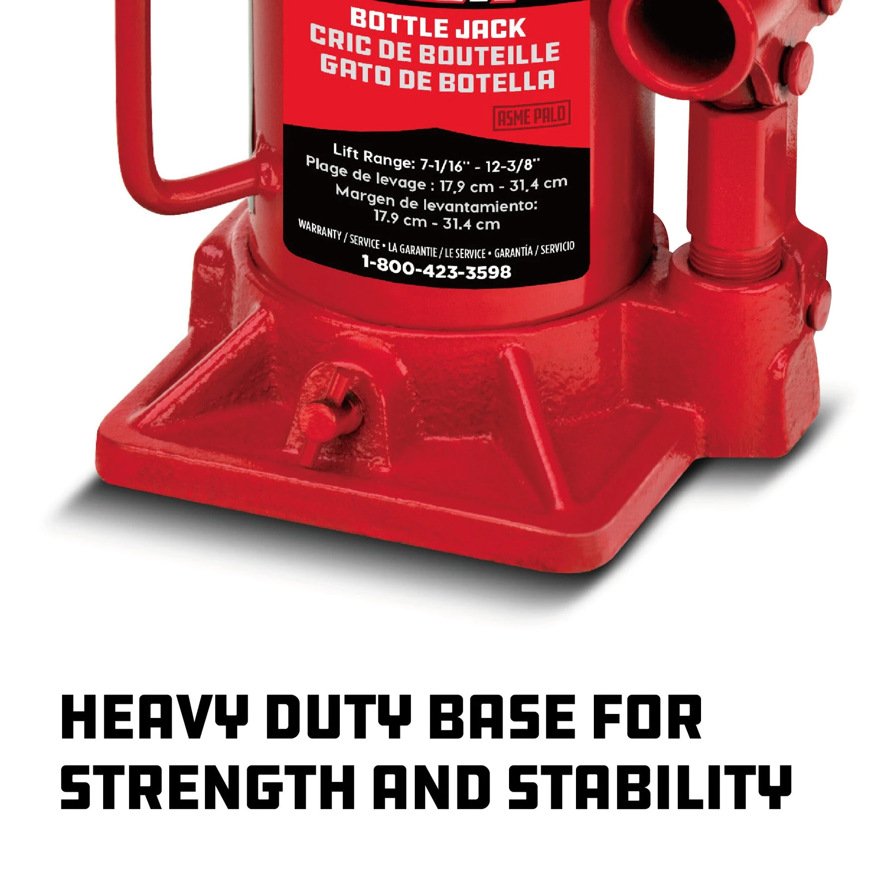 Powerbuilt 12 Ton Shorty Bottle Jack - Image 6