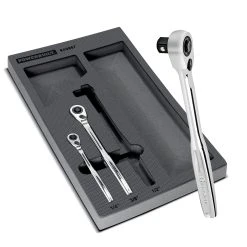 Powerbuilt 3 Piece Pro Tech Ratchet Set