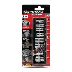 Powerbuilt 8 Piece Zeon SAE Socket Set For Damaged Bolts 4 Powerbuilt 8 Piece Zeon SAE Socket Set For Damaged Bolts -Powerbuilt Shop 941323 05 1800x