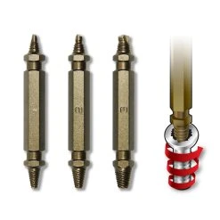 Powerbuilt 3 Piece Damaged Screw Remover Set