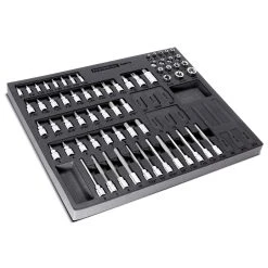 Powerbuilt 64 Piece Pro Tech Bit And E-Torx Socket Set