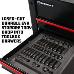 Powerbuilt 40 Piece Pro Tech 3/8 In. Dr. Impact Socket Set -Powerbuilt Shop 949011 04 1800x