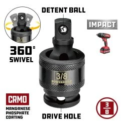 Powerbuilt 40 Piece Pro Tech 3/8 In. Dr. Impact Socket Set -Powerbuilt Shop 949011 06 1500x