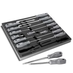 Powerbuilt 17 Piece Pro Tech Acetate Screwdriver Set