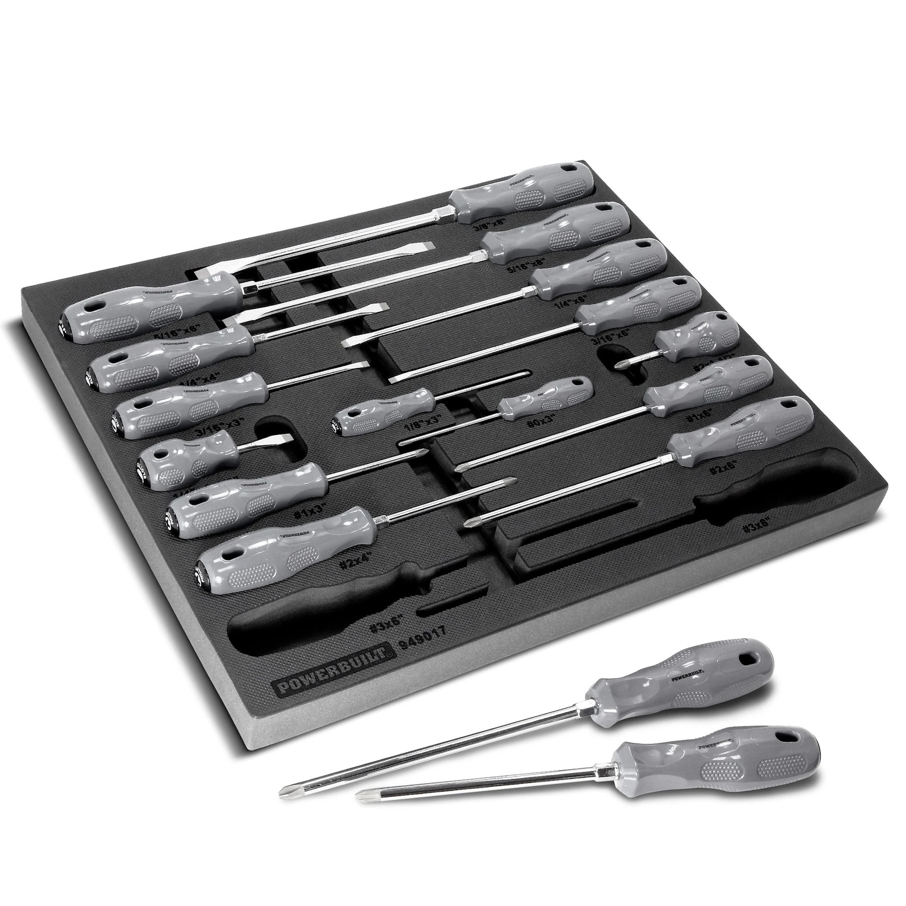 Powerbuilt 17 Piece Pro Tech Acetate Screwdriver Set