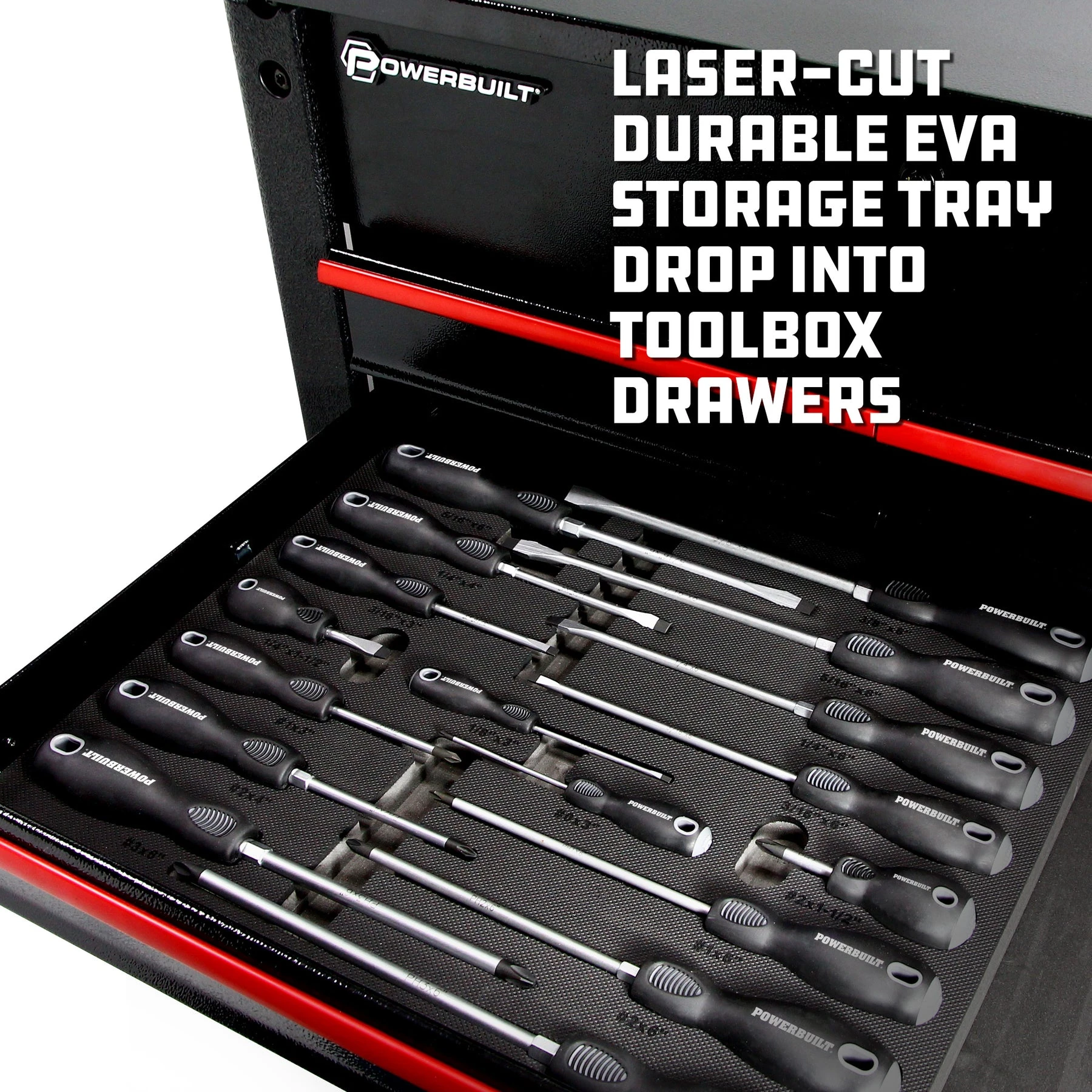 Powerbuilt 17 Piece Pro Tech Double Injection Screwdriver Set - Image 4