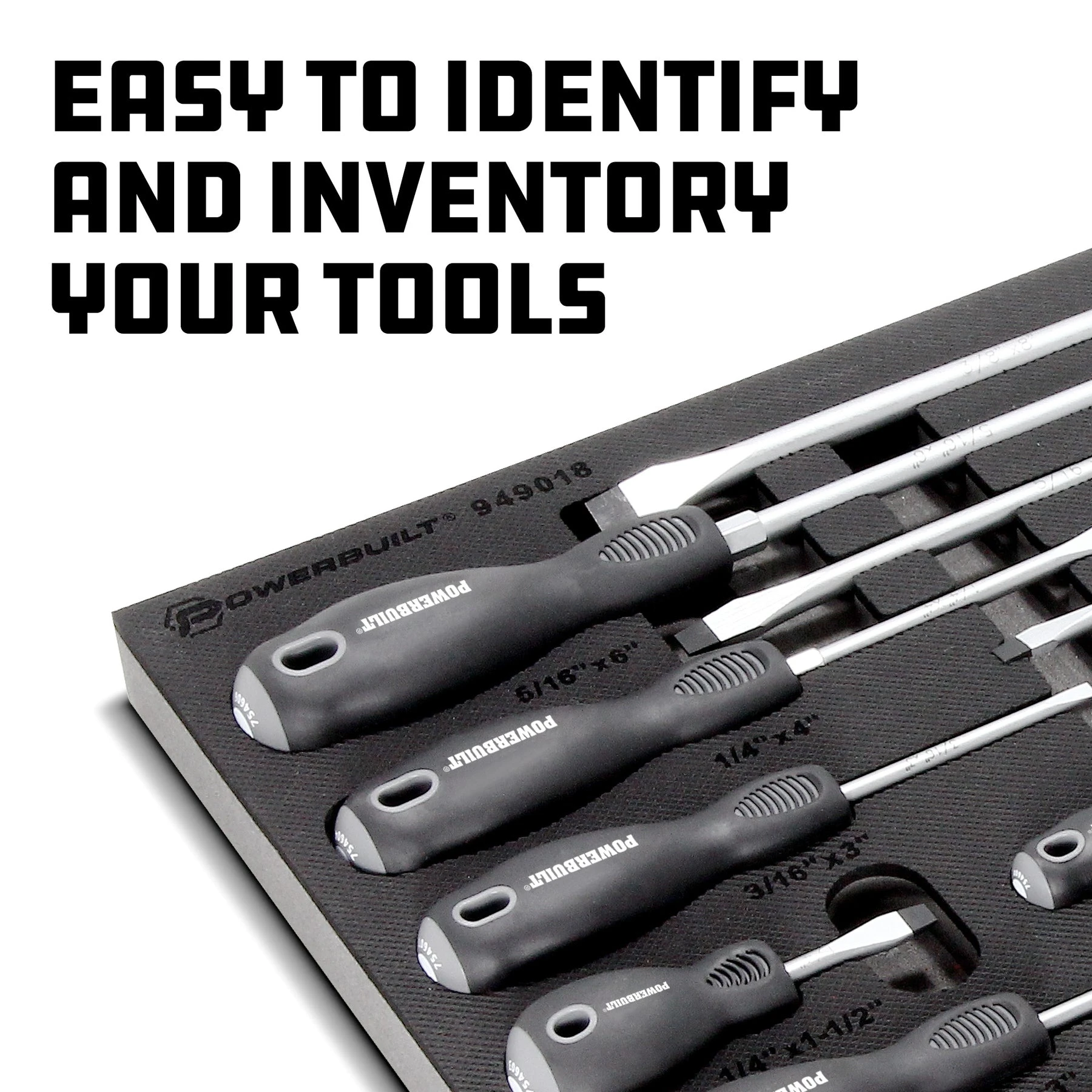 Powerbuilt 17 Piece Pro Tech Double Injection Screwdriver Set - Image 5