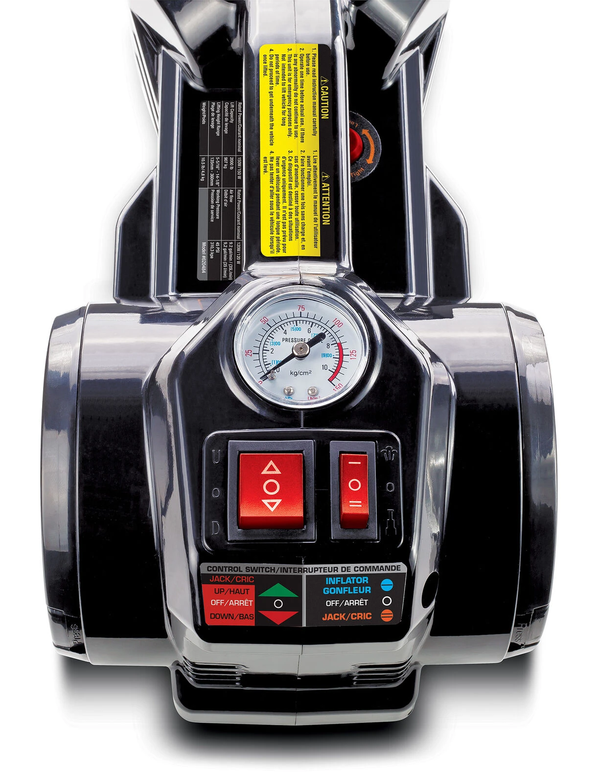 Powerbuilt 1 Ton 12V Electric Floor Jack - Image 3